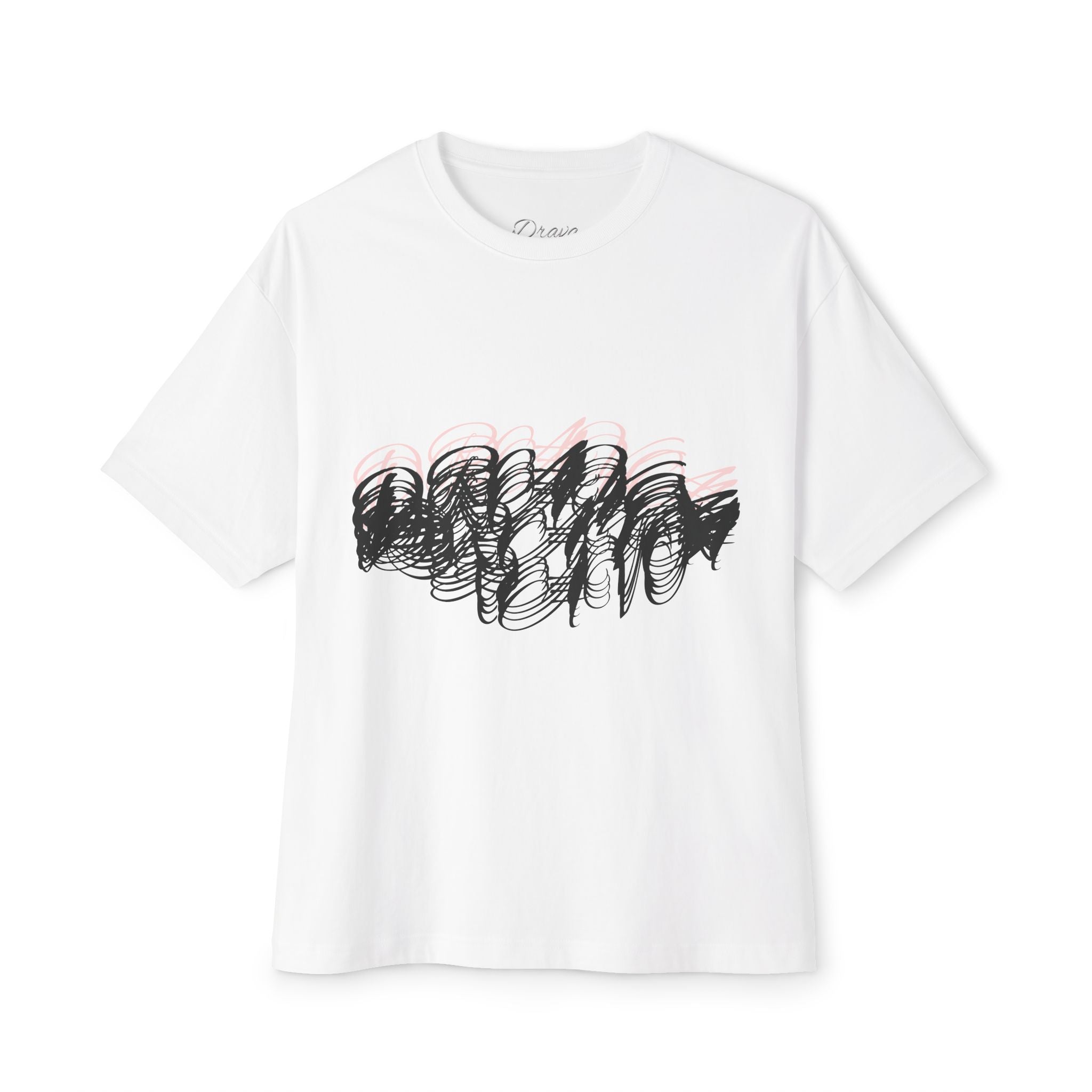 Dravas Graphic Tee — "Drawing" Oversized Boxy Tee-Unisex