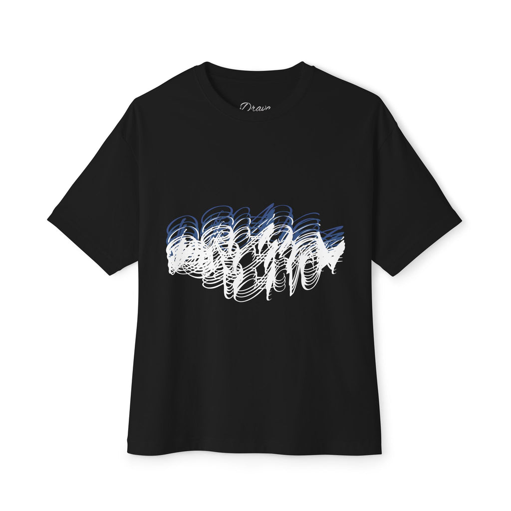 Dravas Graphic Tee — "Drawing" Oversized Boxy Tee-Unisex